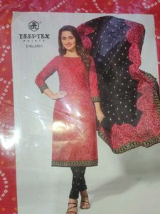 Deeptex Kurta Set with Dupatta / chunaris/ unstitc