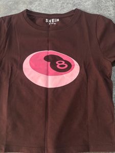 Brown Graphic T-Shirt