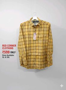 Yellow Woolen Shirt | ₹̶ ̶1̶0̶9̶9̶ ₹ 599 Only