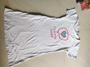 Cute "You are loved" Graphic night dress