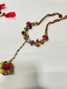 Indian Handcrafted bangles and maangtika