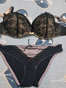 combo Of Four Imported Fabric Bra N Panty