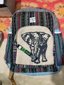 Boho Elephant Backpack