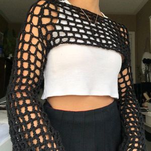 Crochet Net Shrug