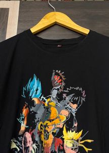 Anime Graphic Print T-Shirt