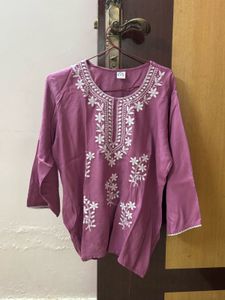 Elegant Embroidered Kurta
