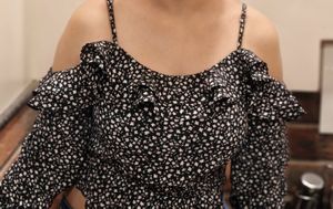 Crop Top | Off Sholder|H&amp;M Color Black