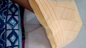Yellow Knit Tank Top