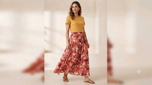Vibrant Floral Print Palazzo Pants