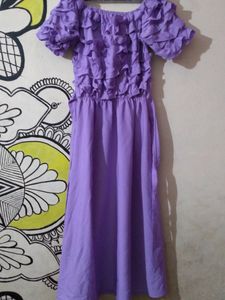 Lavender Color Frock💜