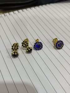 Set of 2 Clip on Earrings