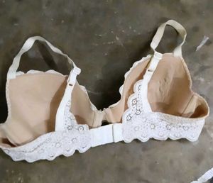 White Lace Bra