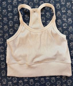 Ribbed Racerback Crop Top