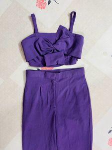 Purple Co Ord Set