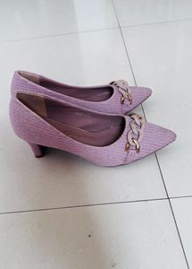 Pink Shimmer Pumps