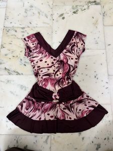 Stylish Printed V-Neck top