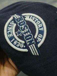 Stylish Navy and Red Baseball Cap