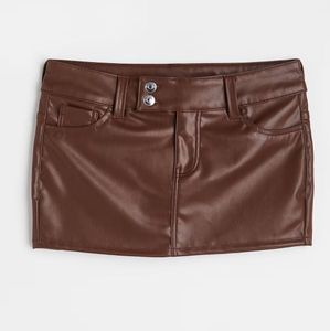 Brown Mini Skirt