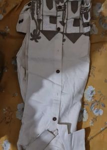 Men's Embroidered Linen Shirt