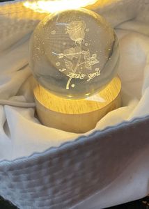 Crystal Rose Love You/ New with box