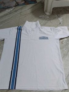 Men's White Polo T-Shirt