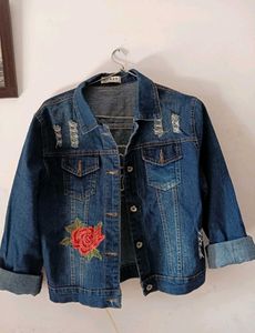 Embroidered Denim Jacket