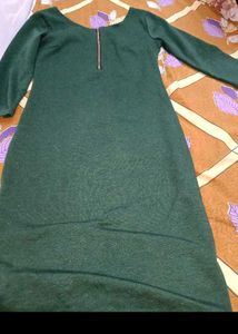 Elegant Green Midi Dress
