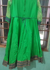 Green Embroidered Salwar Kameez