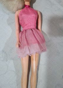 Doll in Pink Dress