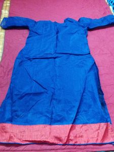 Embroidered Blue Kurta