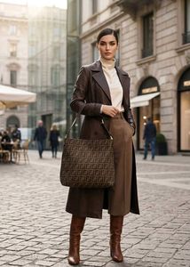 Fendi Hobo Bag - Monogram Canvas