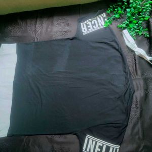 Stylish Men's Black T-Shirt