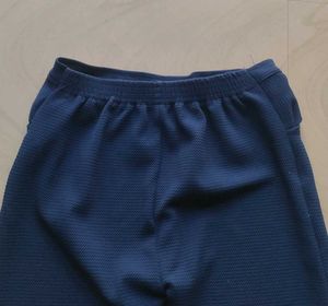 Navy Blue Straight Leg Pants
