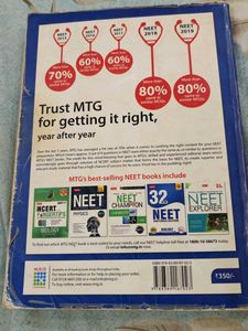 MTG 32 Years NEET Biology Chapterwise Solutions