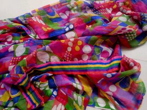 Colorful Patterned Scarf or Stole