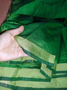 Emerald Green Silk Saree