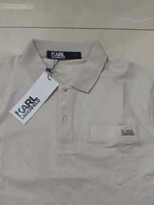 Karl Lagerfeld Polo Shirt - Beige