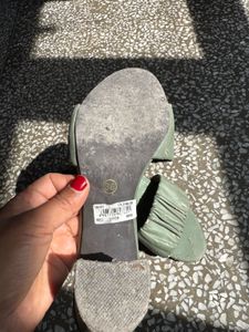 Women's Ruched Block Heels