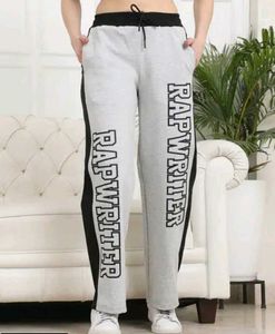 Gray Trackpant with Black Side Stripe
