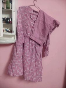 Pink Floral coord set