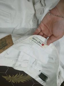 Classic White Wide Leg Jeans