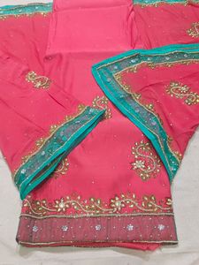 Heavy Duptta Suit Four Side Border