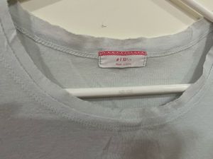 Grey Tinkerbell Embellished Fitted T-Shirt