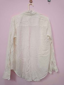 Classic White Button-Down Shirt