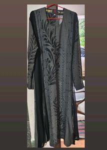 Beautiful Black Beaded Abaya