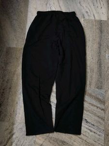 Black Graphic Print Sweatpants