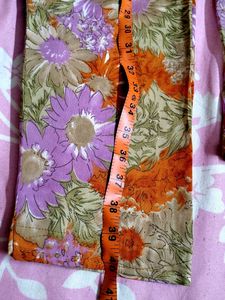 Floral Print Kurta and Palazzo Set