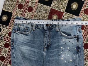 Zara Pearl &amp; Ripped Jeans