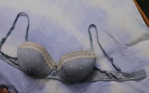 Comfortable Polka Dot Lace Bra