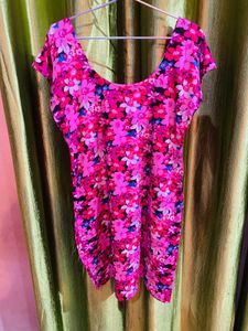 Floral Print Casual night Dress